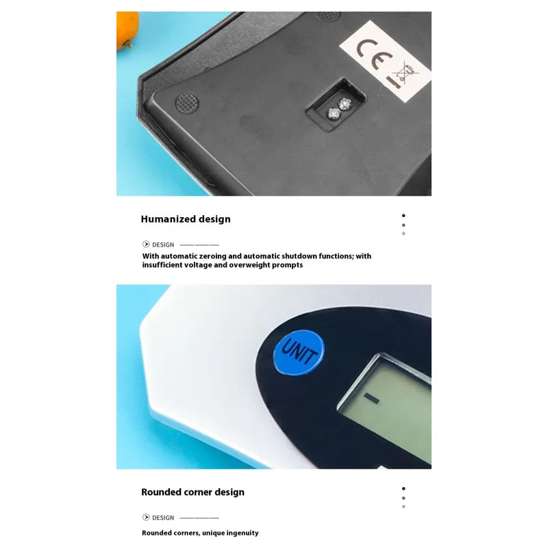 Einfache elektronische Mini-Küchenwaage