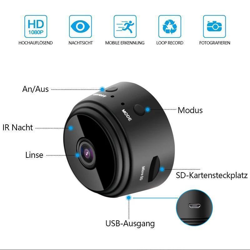 1080p magnetische WiFi Mini Kamera