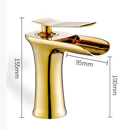 Waterfall Single Handle Basin Faucet