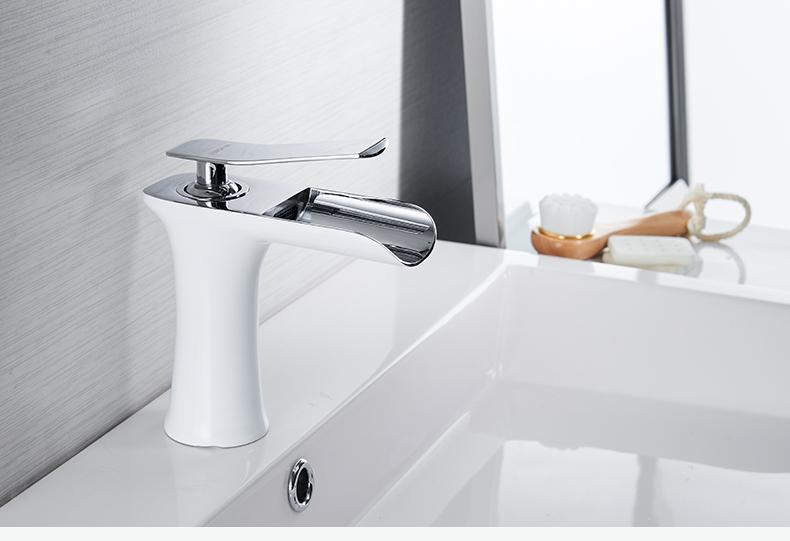 Waterfall Single Handle Basin Faucet