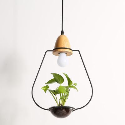 Zox - Modern Nordic Iron Pendant Planter Lamp