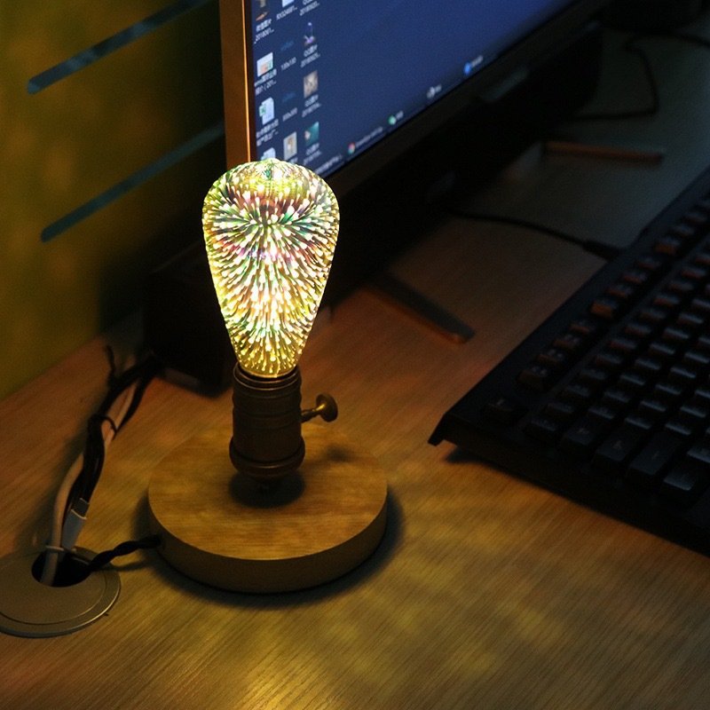 3D-Feuerwerk LED-Lampe💡