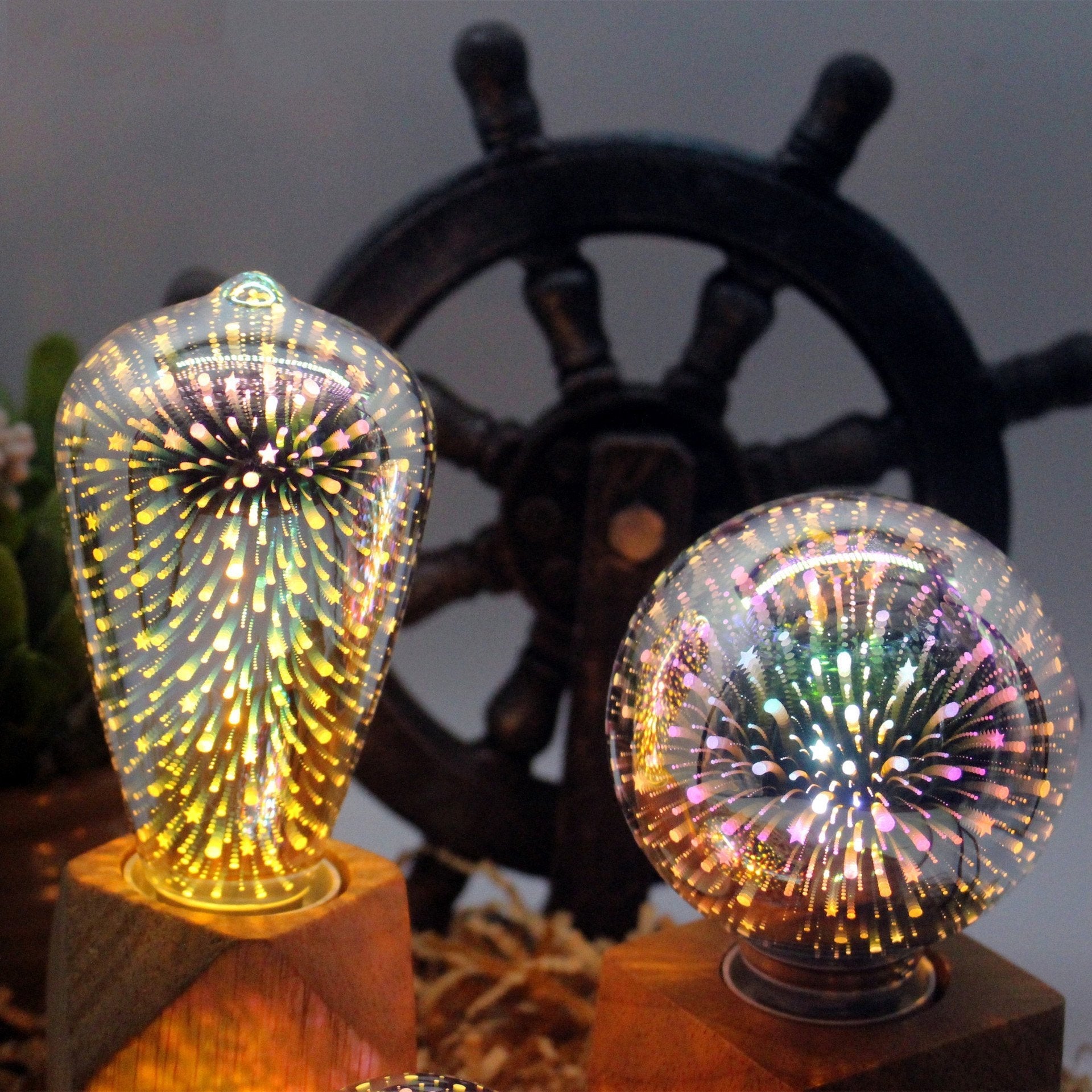 3D-Feuerwerk LED-Lampe💡