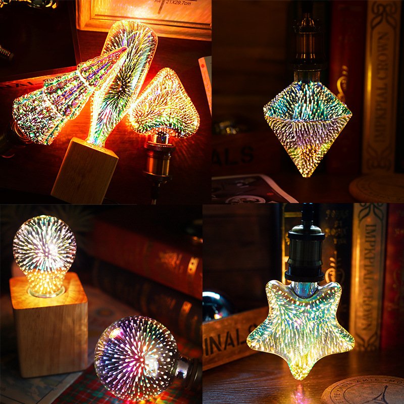 3D-Feuerwerk LED-Lampe💡